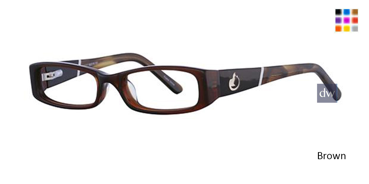 Brown K12 4067 Eyeglasses