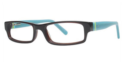 Brown/Turq Sport K12 4076 Eyeglasses