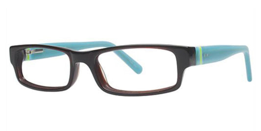 Brown/Turq Sport K12 4076 Eyeglasses