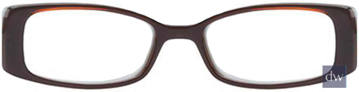 Chocolate/Turq K12 4077 Eyeglasses - Teenager