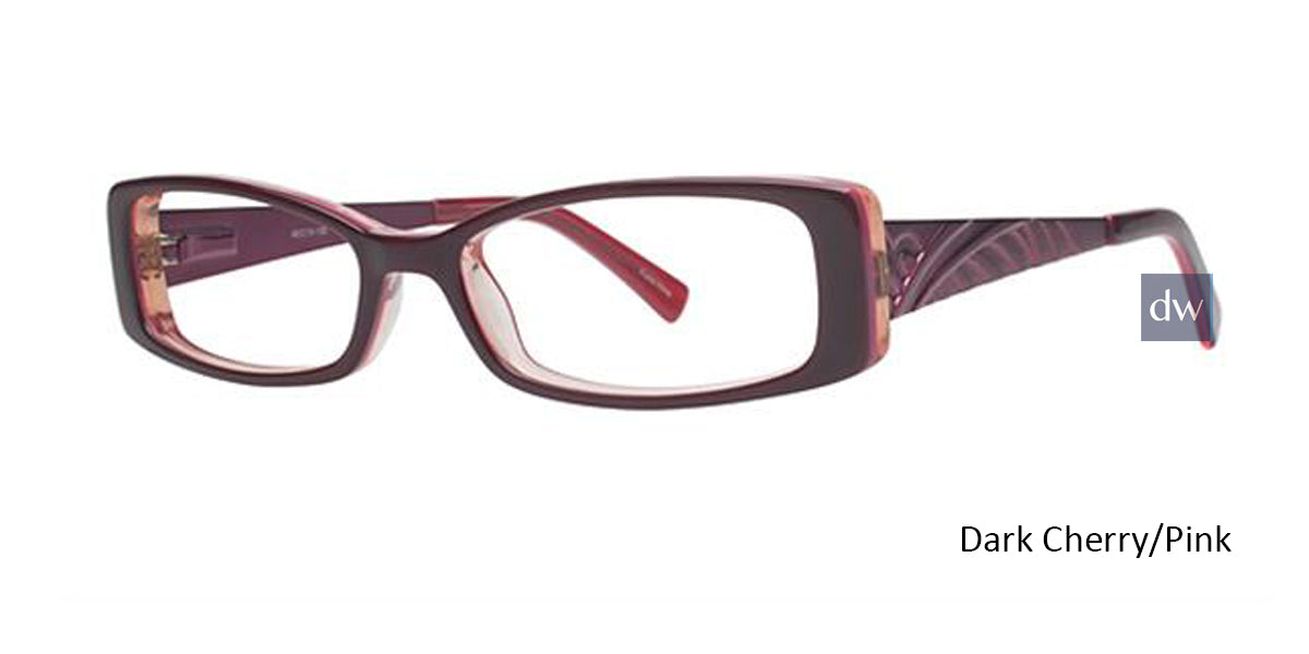 Dark Cherry/Pink K12 4077 Eyeglasses - Teenager