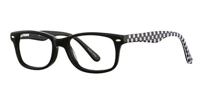 Black/Checker K12 4081 Eyeglasses