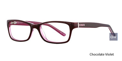 Chocolate/Violet K12 4082 Eyeglasses