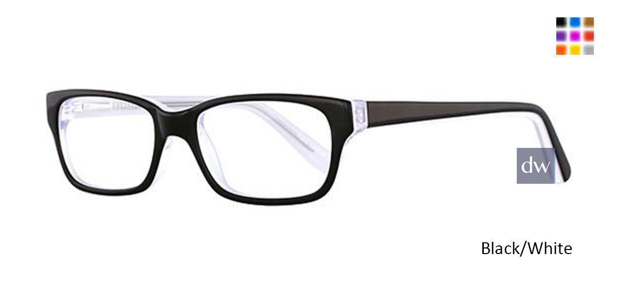 Black/White K12 4085 Eyeglasses