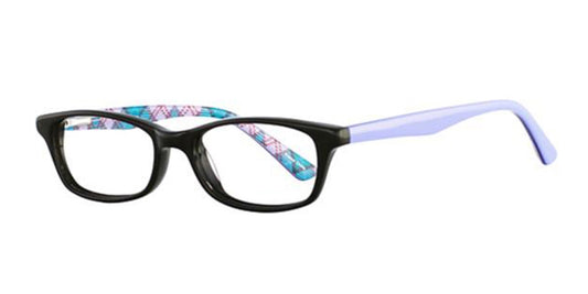 Black/Lavender K12 4088 Eyeglasses