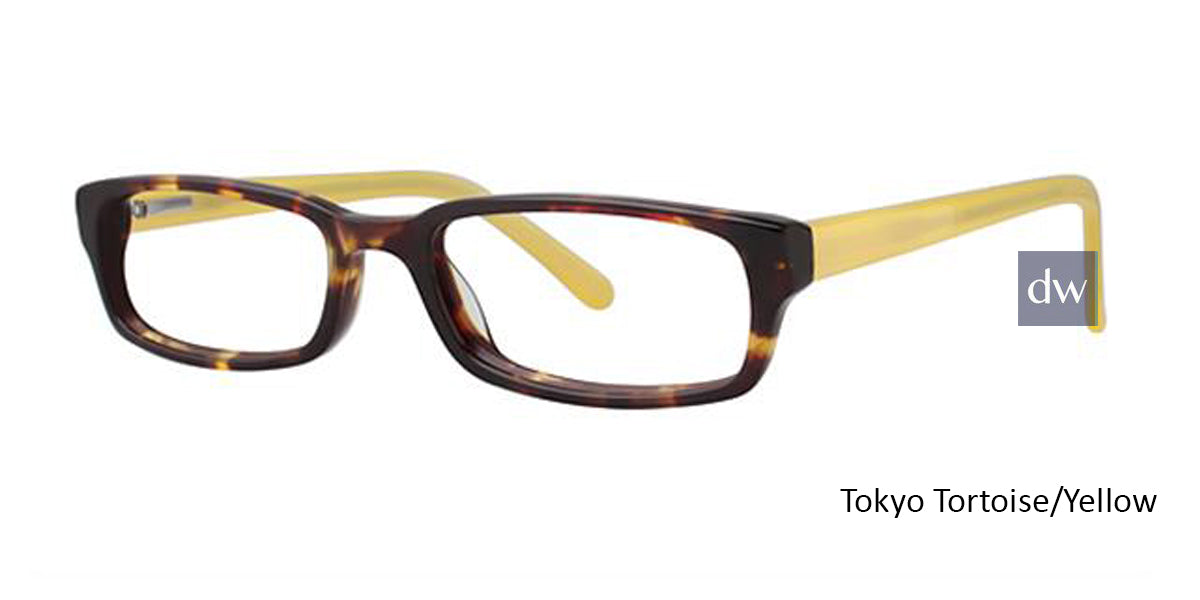 Tokyo Tortoise/Yellow K12 4093 Eyeglasses - Teenager