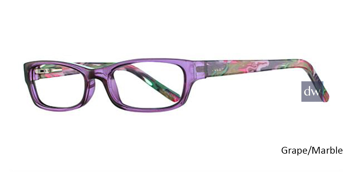 Grape/Marble K12 4094 Eyeglasses - Teenager