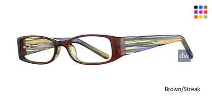 Brown/Streak K12 4095 Eyeglasses - Teenager