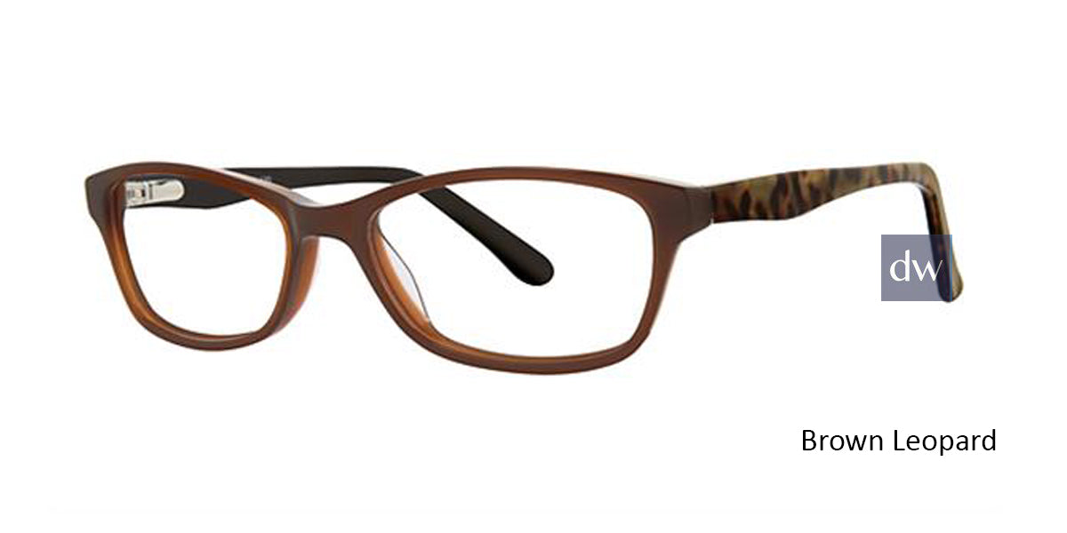 Brown Leopard K12 4101 Eyeglasses - Teenager