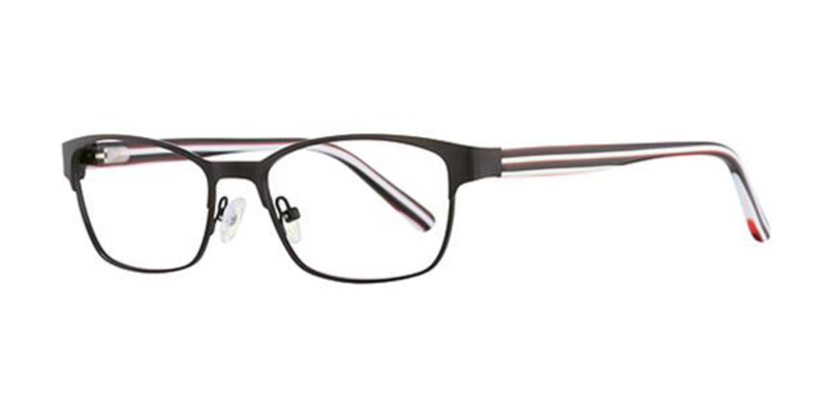 Black /Stripe K12 4102 Eyeglasses