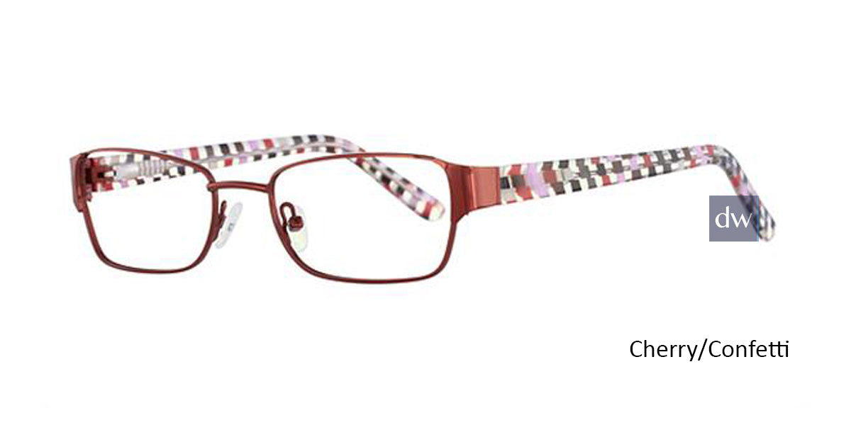 Cherry/Confetti K12 4103 Eyeglasses - Teenager