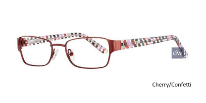 Cherry/Confetti K12 4103 Eyeglasses - Teenager