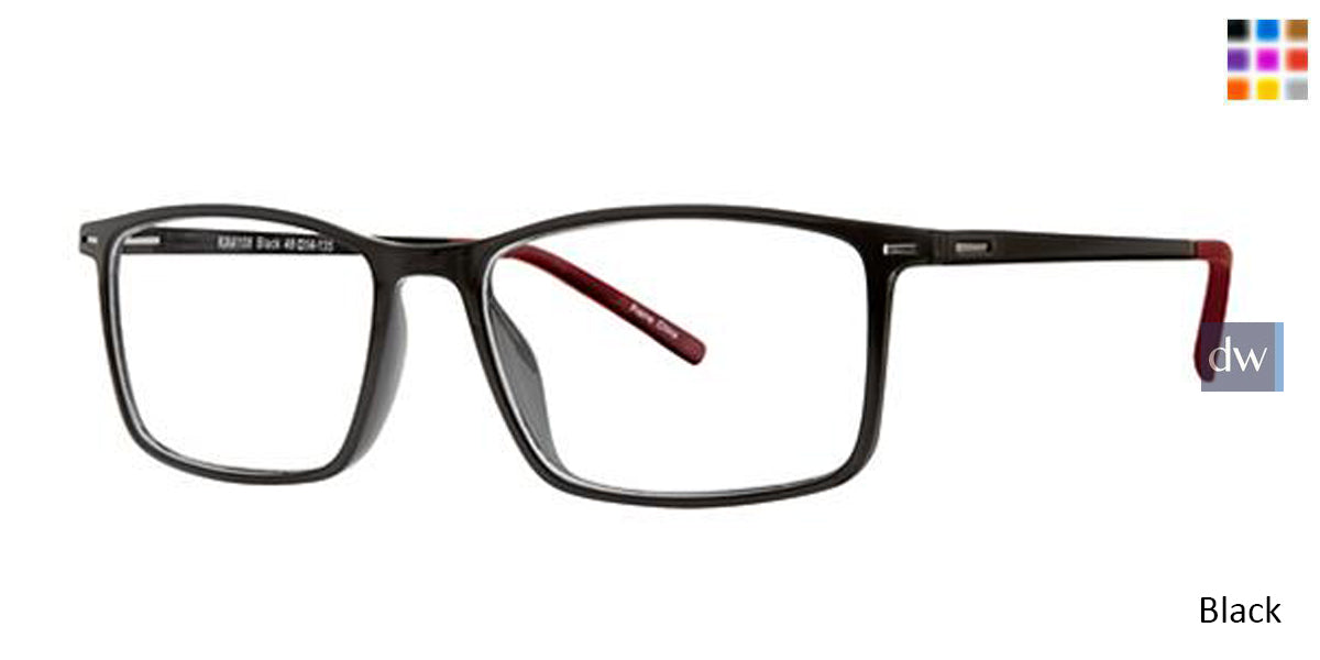 Black K12 4108 Eyeglasses - Teenager