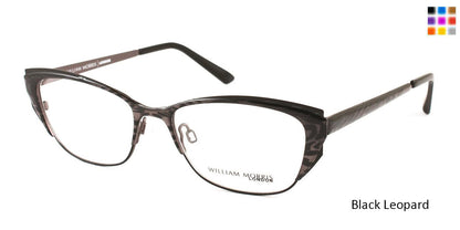 Black Leopard William Morris London WM4141 Eyeglasses.