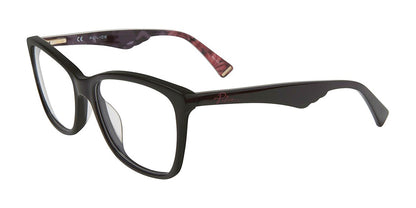 Shiny Black Police VPL415 Eyeglasses.