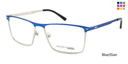 Blue/Gun William Morris London WM6997 Eyeglasses.