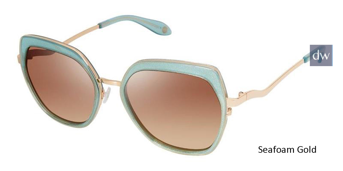 Seafoam Gold Fysh F-2055 Sunglasses