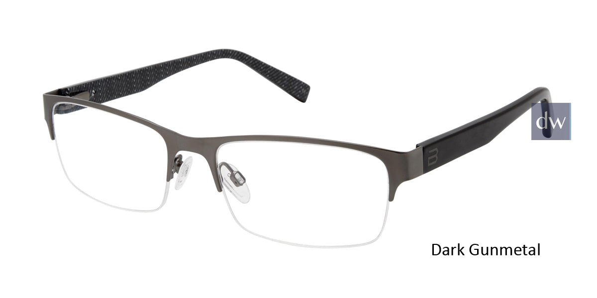 Dark Gunmetal Buffalo BM505 Eyeglasses.