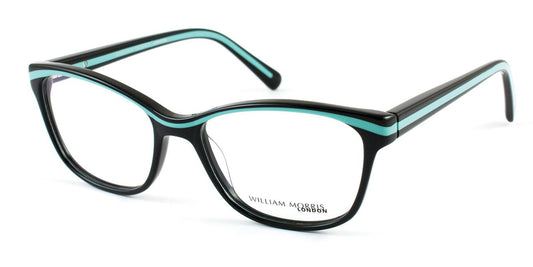 Black/Mint William Morris London WM3510 Eyeglasses.