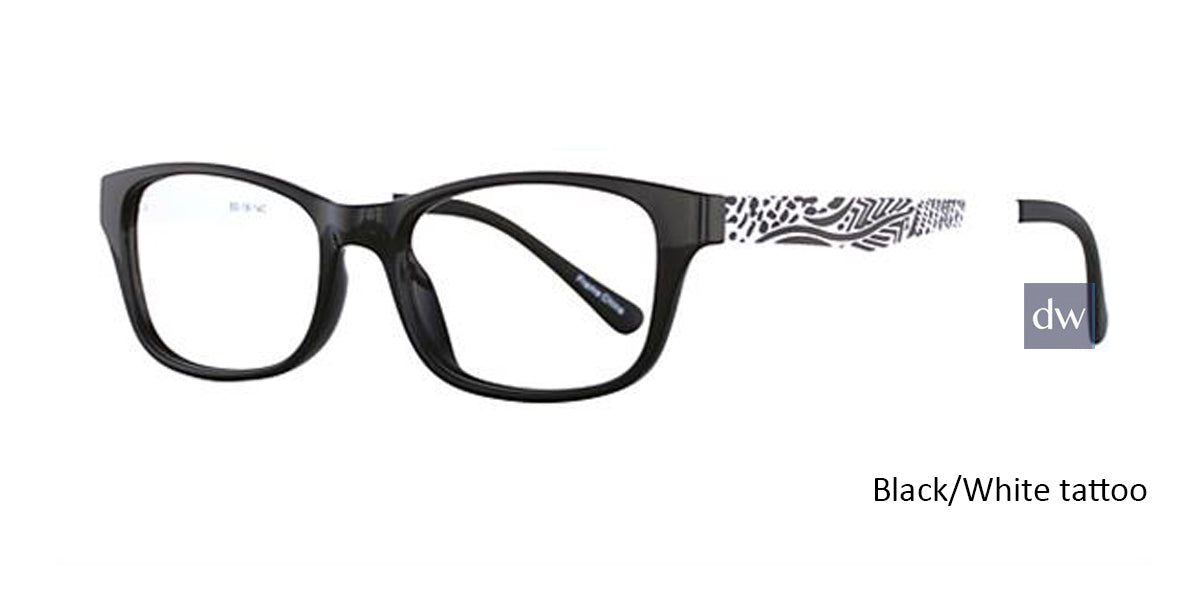 Black/White tattoo K12 4602 Eyeglasses.
