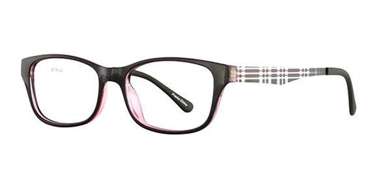 Black/Pink K12 4602 Eyeglasses.