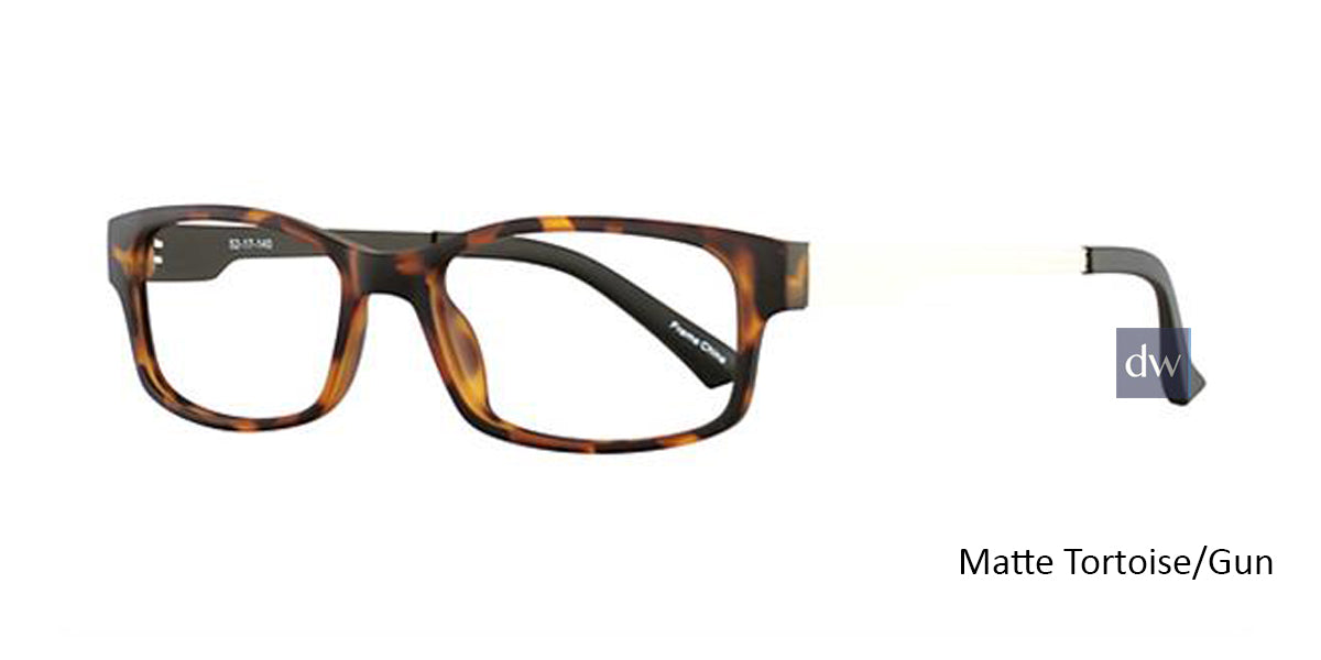 Matte Tortoise/Gun K12 4603 Eyeglasses.