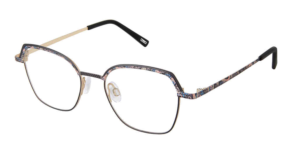 BLACK-GOLD K-749 EYEGLASSES