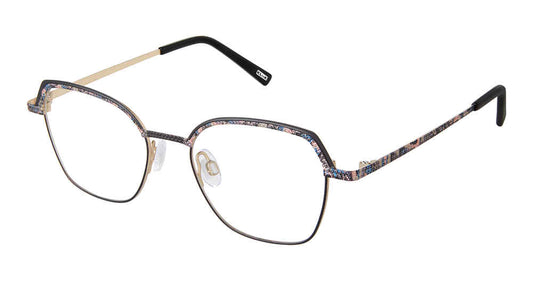BLACK-GOLD K-749 EYEGLASSES