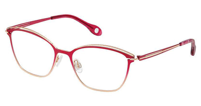 M208-FUCHSIA-ROSE-GOLD Fysh F-3696 Eyeglasses
