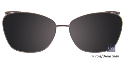 Purple Demi Grey Clip-On