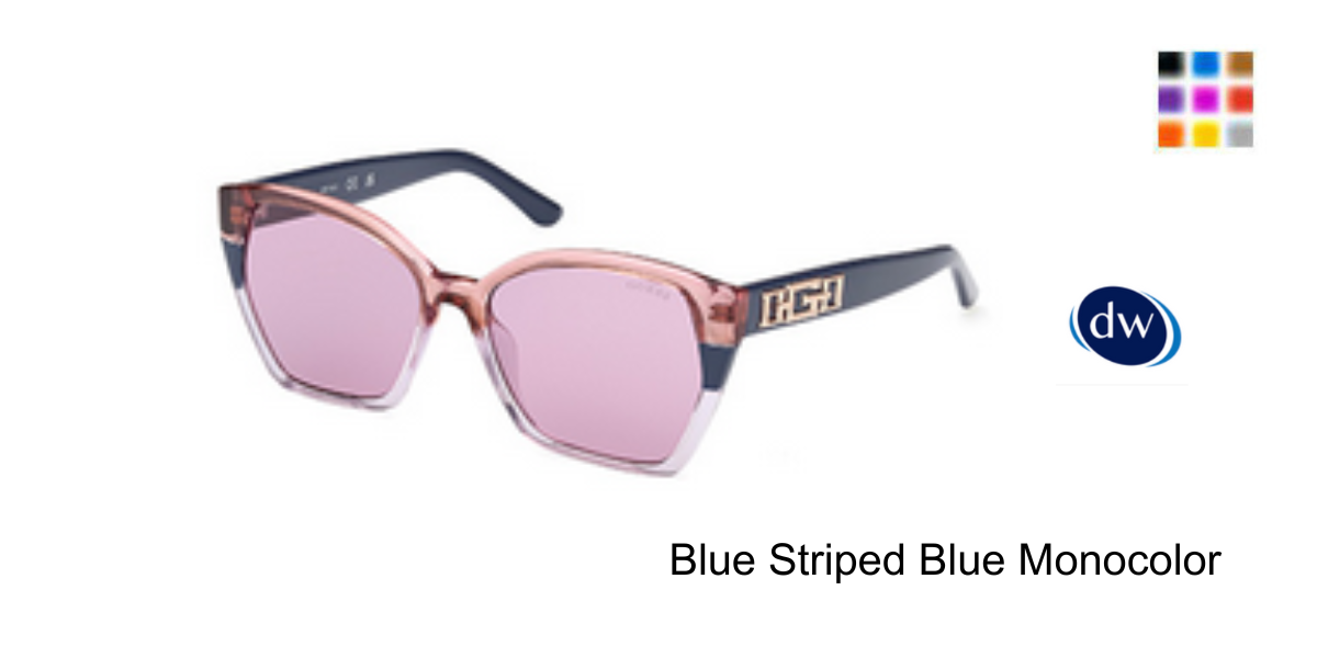 Blue Striped Blue Monocolor