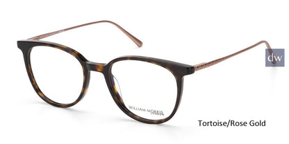 Tortoise/Rose Gold William Morris London WM50159 Eyeglasses.