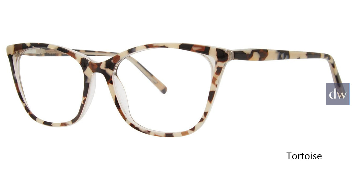 Tortoise Vera Wang V586 Eyeglasses.