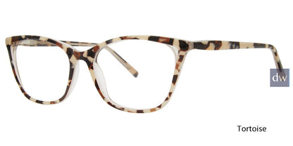 Tortoise Vera Wang V586 Eyeglasses.