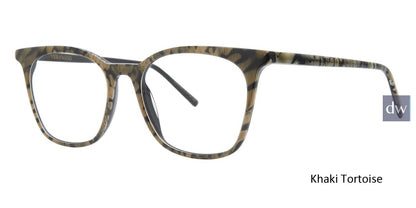 Khaki Tortoise Vera Wang V587 Eyeglasses.