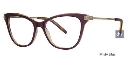 Misty Lilac Vera Wang Evangeline Eyeglasses.