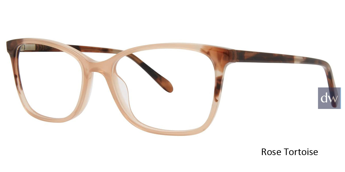 Rose Tortoise Vera Wang V576 Eyeglasses.