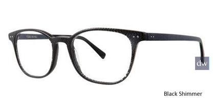 Black Shimmer Vera Wang Gizi Eyeglasses.