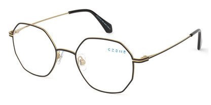 Black/Gold C-Zone U1202 Eyeglasses.