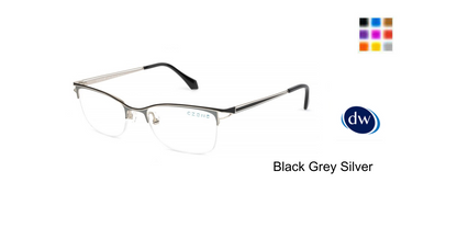 Black Grey Silver