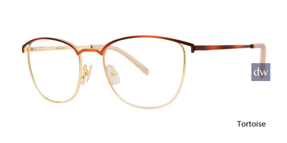 Tortoise Vera Wang V559 Eyeglasses.
