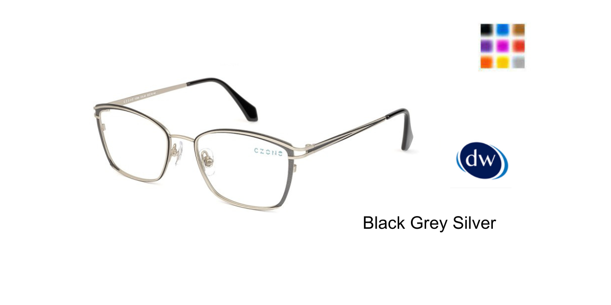 Black Grey Silver
