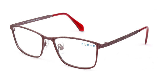 Burgundy/Lt Red C-Zone L1171 Eyeglasses.