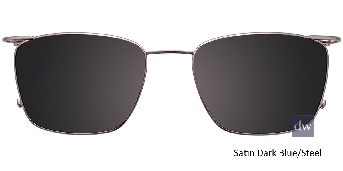 Satin Dark Blue Steel Clip-On