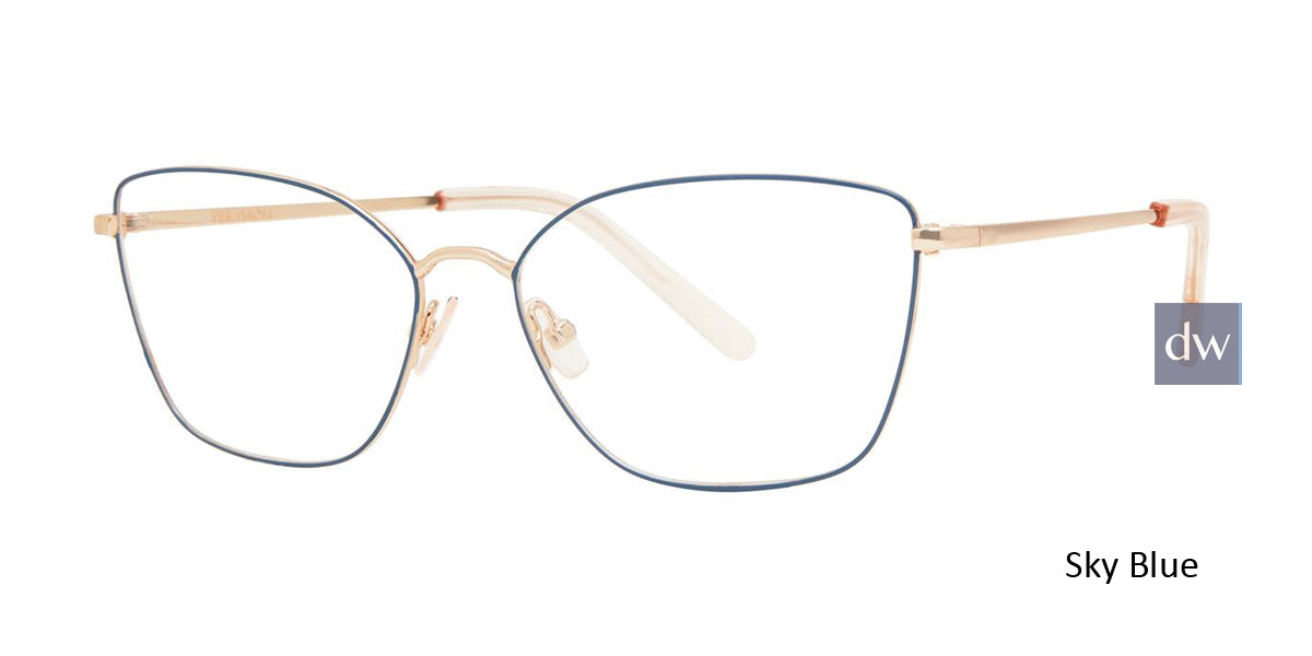 Sky Blue Vera Wang V574 Eyeglasses.