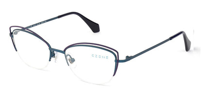 Blue/Purple (60) C-Zone U2232 Eyeglasses - Teenager