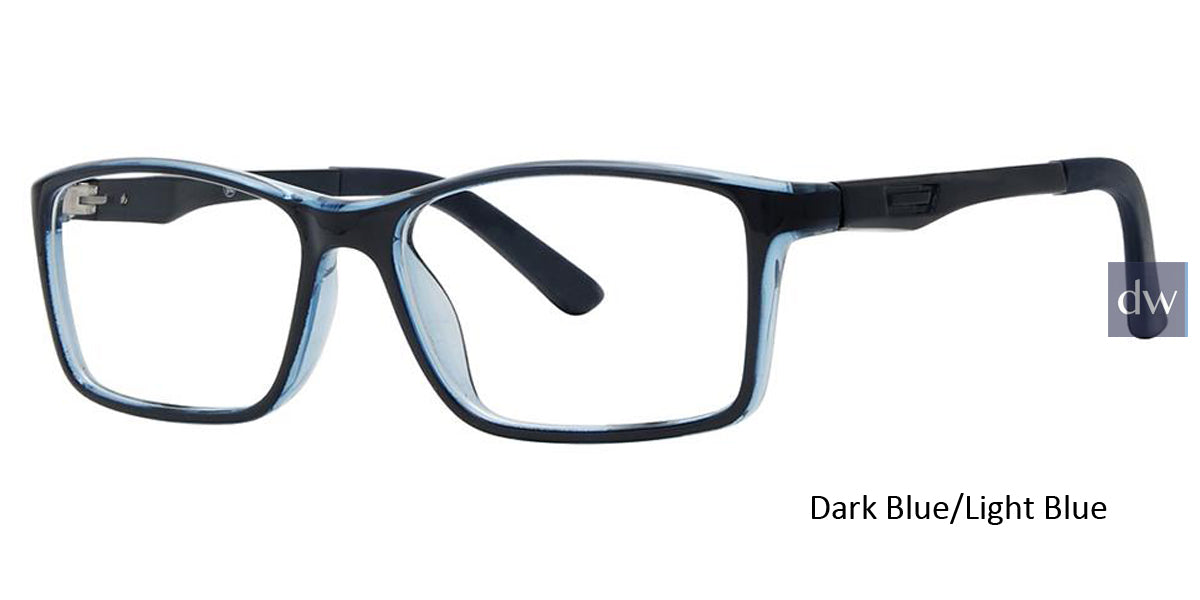 Dark Blue/Light Blue Vivid Metro 44 Eyeglasses.