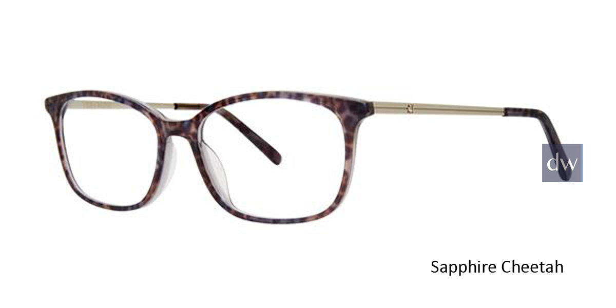 Sapphire Cheetah Vera Wang VA54 Eyeglasses.