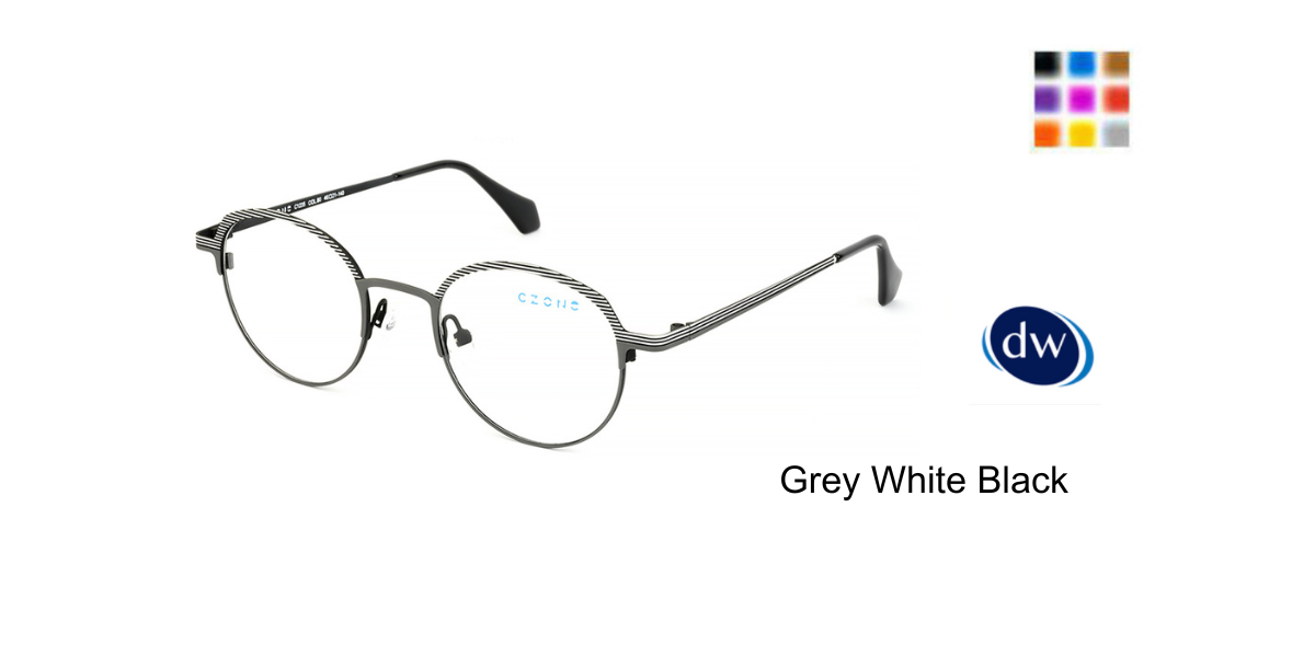 Grey White Black