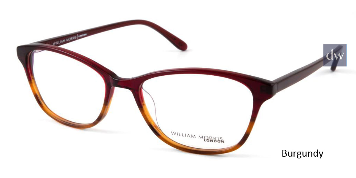 Burgundy William Morris London WM50113 Eyeglasses.